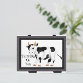 Pensez à votre carte postale de vache (Debout devant)