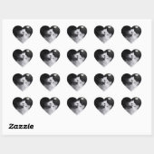 Pensez à vous avec des Stickers Coeur (Feuille)