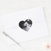 Pensez à vous avec des Stickers Coeur (Enveloppe)