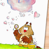 PENSEZ À VOUS carte postale par Nicole Janes