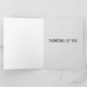 PENSEZ À VOUS MANGER TABBY CAT CARTES DE SALUT (Intérieur)