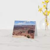 Pensez à vous / Pensando en Ti blanc carte intérie (Fleur jaune)