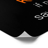 PENSEZ - avant de parler, de texte ou de poster (Coin)