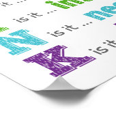 Pensez avant de parler en classe Anti Bully Poster (Coin)