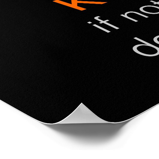 PENSEZ - avant de poster - poster (Coin)