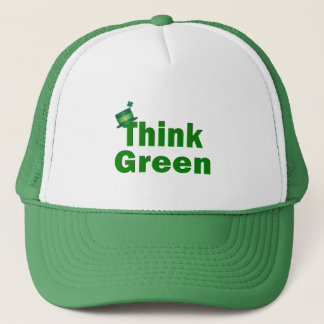 Pensez Casquette vert