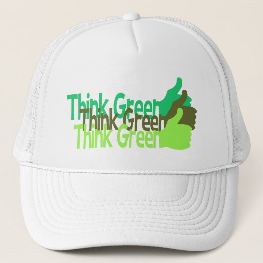 Pensez casquette vert (Devant)