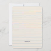 Pensez Dîner De Fruits De Mer Invitation (Dos)