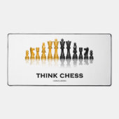 Pensez Échecs Jeu d'échecs Pièces Conseils (Recto)