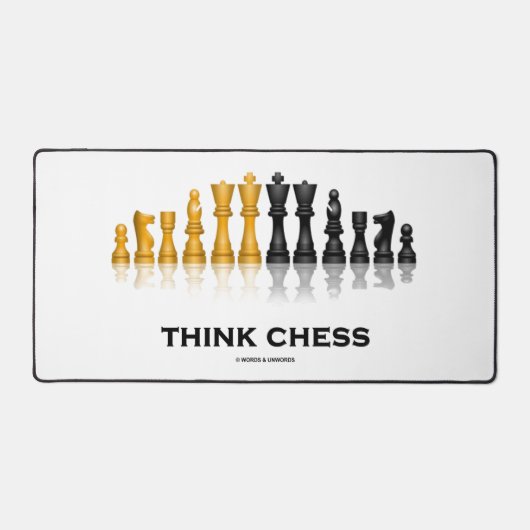 Pensez Échecs Jeu d'échecs Pièces Conseils (Recto)