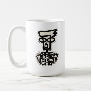 💡 Pensez en dehors de la boîte – Mug à café Inspi