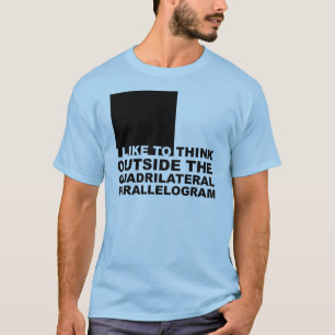 Pensez en dehors de la boîte T-Shirt drôle