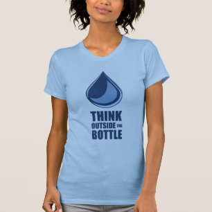 Pensez en dehors de la bouteille - T-shirt de base
