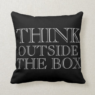 Pensez en dehors du coussin de boîte