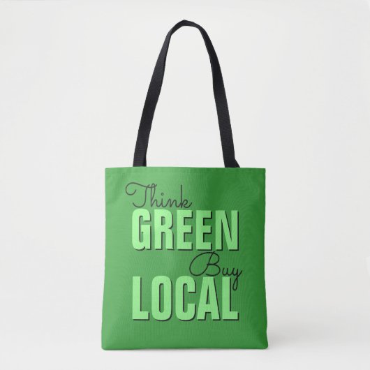 Pensez Green, Acheter Sacs locaux (Devant)