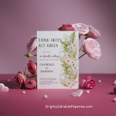 Pensez Green Act Green Eco-Friendly Poster Mariage