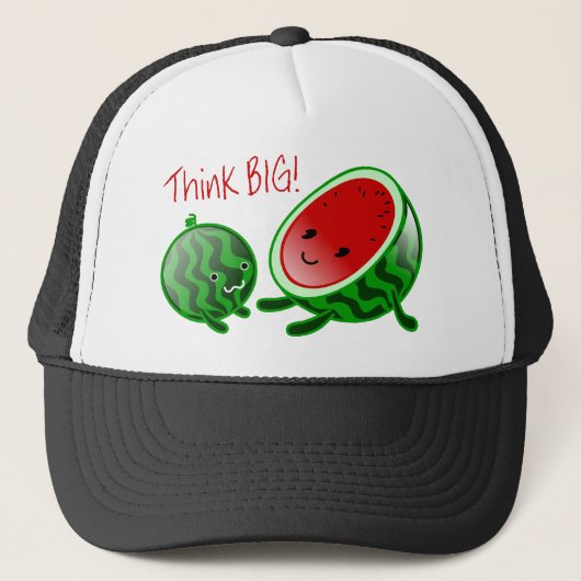 Pensez le grand casquette de pastèque (Devant)