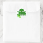 Pensez les autocollants verts (Sac)