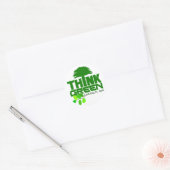 Pensez les autocollants verts (Enveloppe)