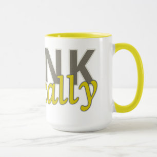 Pensez les tasses en critique personnalisables