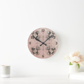 Pensez Pastel Twists Horloge ronde (Maison)