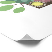 Pensez positif, motivation boho poster en plume bo (Coin)