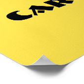 Pensez voiture funky A3 Poster (Coin)