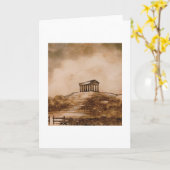 Penshaw Monument Kaart (Gele Bloem)