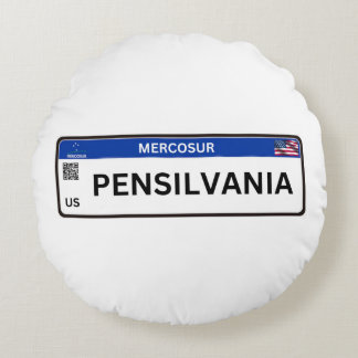 Pensilvania Mercosur Rond Kussen