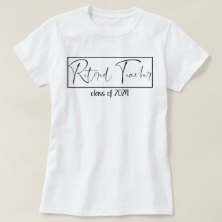 Pensioen 2024 Gepensioneerde lerarenklasse van 202 T-shirt