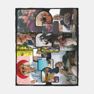 Pensioen cadeau, leuke gepensioneerde muur foto ti fleece deken