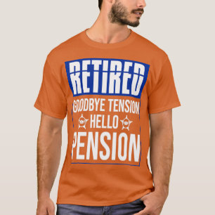 Pensioen-Cop Funny Retirement Plan ReGe Police O T-shirt