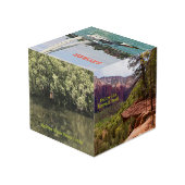 Pensioen Custom Photo Cube Kubus (Achter hoekig)