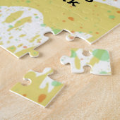 Pensioen—één grote, lange koffiepauze legpuzzel (Zijkant)