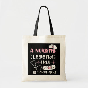 Pensioen een verpleegleggende zuster heeft pensioe tote bag