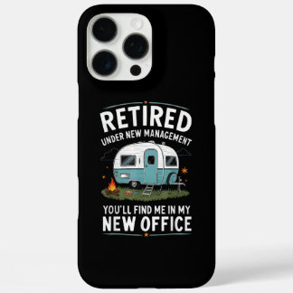 Pensioen Gepensioneerd Grappig Kampeerder Kamp Kam iPhone 16 Pro Max Hoesje