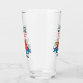 Pensioen Gepensioneerde Postbode Opa Pensioen Bier Glas (Rechts)