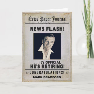 PENSIOEN (man) Gefeliciteerd - Nieuwsblad - Kaart