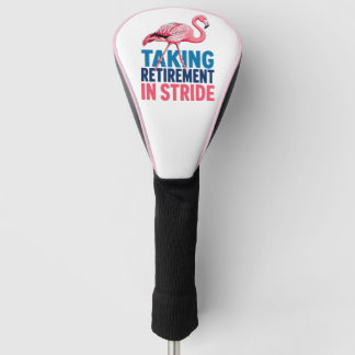 Pensioen met een knipoog Fun Flamingo  Golfheadcover