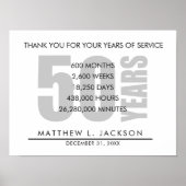 Pensioen of Employee Appreciation Gift Poster (Voorkant)