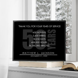 Pensioen of Employee Appreciation Gift Poster