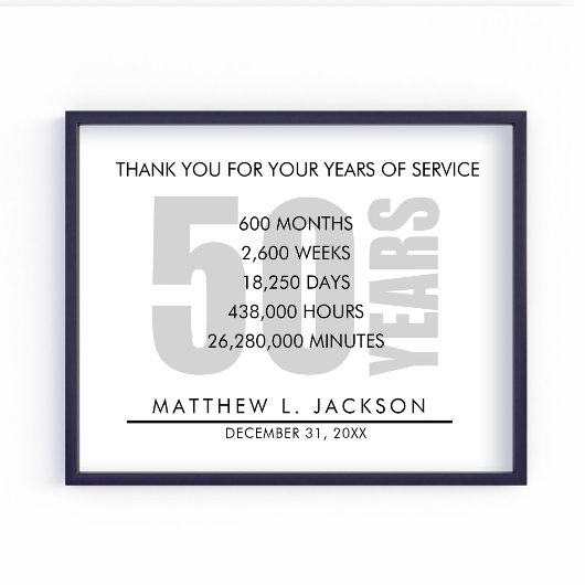 Pensioen of Employee Appreciation Gift Poster