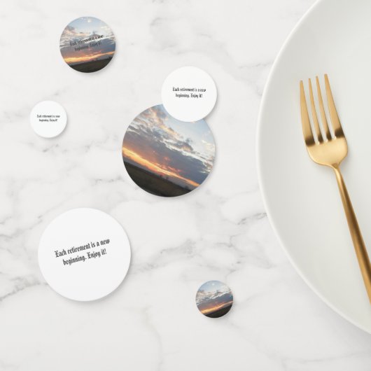 Pensioen partij Decor confetti (Groep)