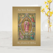 Pensioen priesterschap Jezus Altaar Kaart (Gele Bloem)