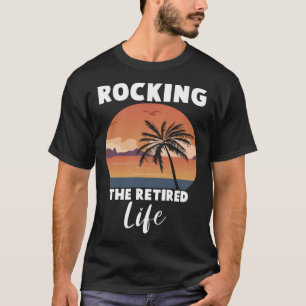 Pensioen Retro Rocking Life Pensioen T-shirt