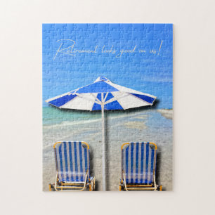 Pensioen staat ons goed! Sanibel Island Strand Legpuzzel