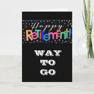 ***PENSIOEN*** TIJD VAN JE LEVEN GEFELICITEERD KAART