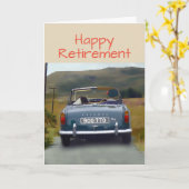 Pensioen vreugde rijders kaart (Gele Bloem)