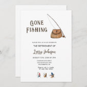 Pensioen weg Gevist uitnodiging (Voorkant / Achterkant)