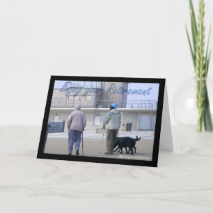 Pensioen wenskaart afbeelding van Blyth en mannen Kaart